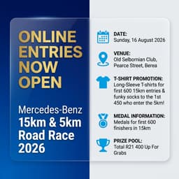 Mercedes-Benz 15km & 5km Road Race