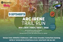 ARC Irene Trail Run/Walk - 19 September 2026